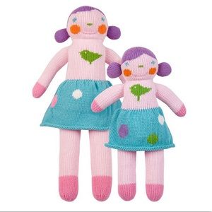 blabla kids violet knit doll